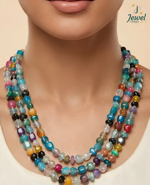 Boho Nomad Multicolor Beaded Necklace