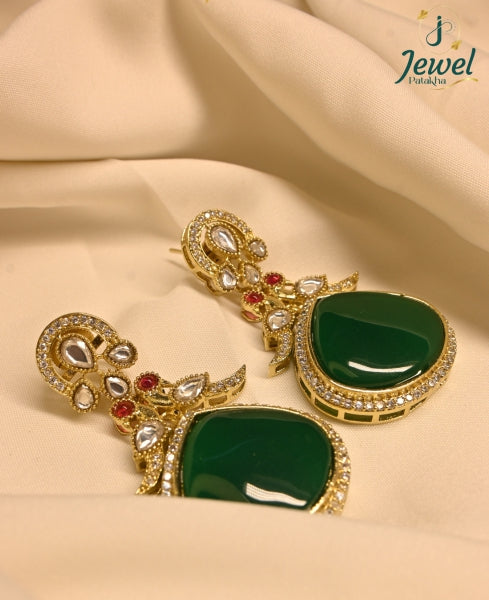 Noor Kundan Drop Earrings