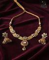 Gulnaar Floral Kundan Necklace Set