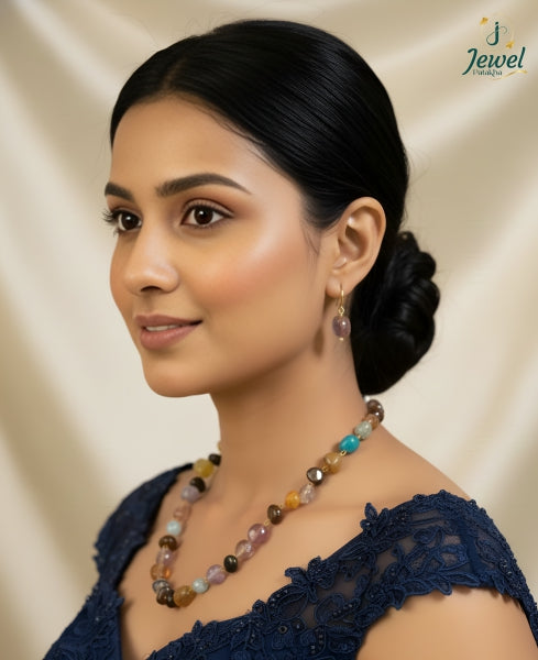 Navrang Aura Beaded Necklace Set