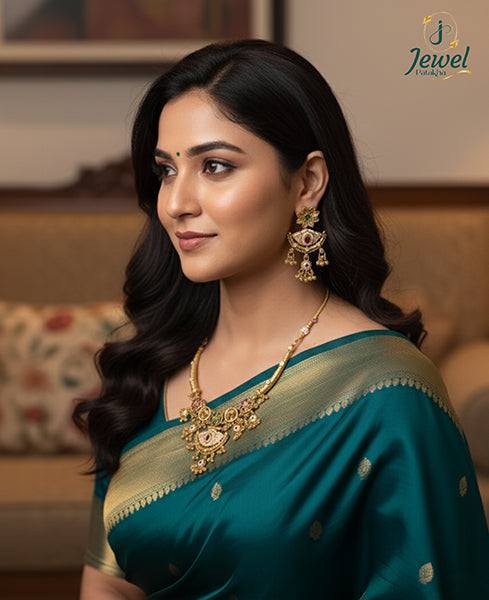 Padmaja Heritage Kundan Necklace Set