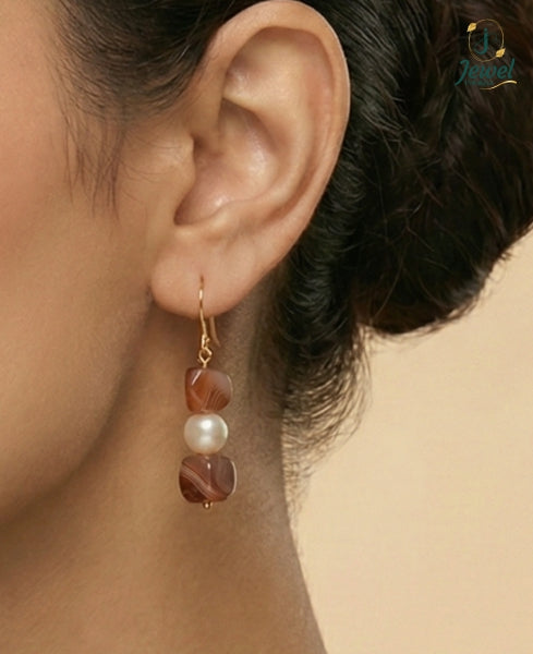 Amber Pearl Harmony Necklace Set
