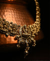 Antique Temple Lakshmi Gold Necklace