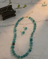 Aqua Serene Beaded Necklace Set