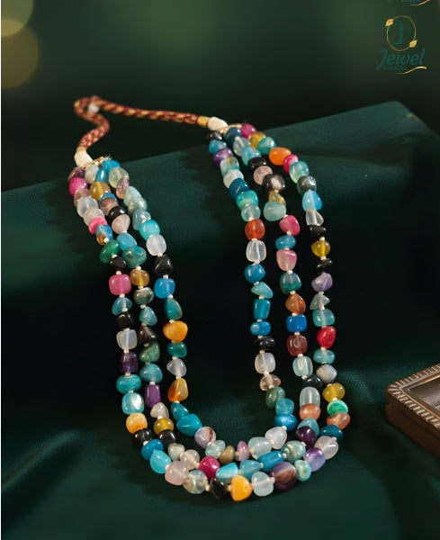 Boho Nomad Multicolor Beaded Necklace