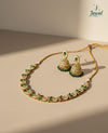 Emerald Grace Kundan Necklace Set