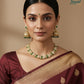 Emerald Grace Kundan Necklace Set