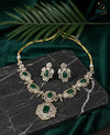 Emerald Heirloom Kundan Necklace Set