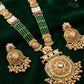 Emerald Riwaayat Kundan Pearl Necklace Set
