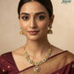 Gulnaar Floral Kundan Necklace Set