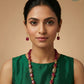 Gulnaar Ruby Beaded Necklace Set
