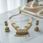 Ivory Grid Victorian Pearl Necklace Set