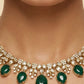 Jade Bloom necklace Set