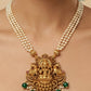 Lakshmi Vaibhav Temple Pearl Necklace Set