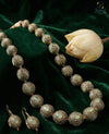 Mint green Beaded Neceklace