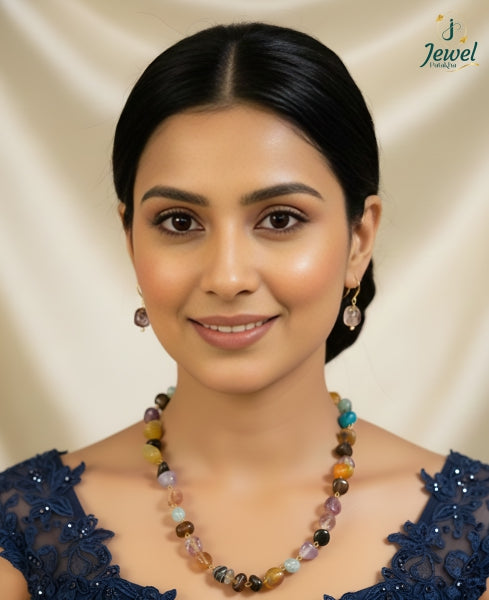 Navrang Aura Beaded Necklace Set