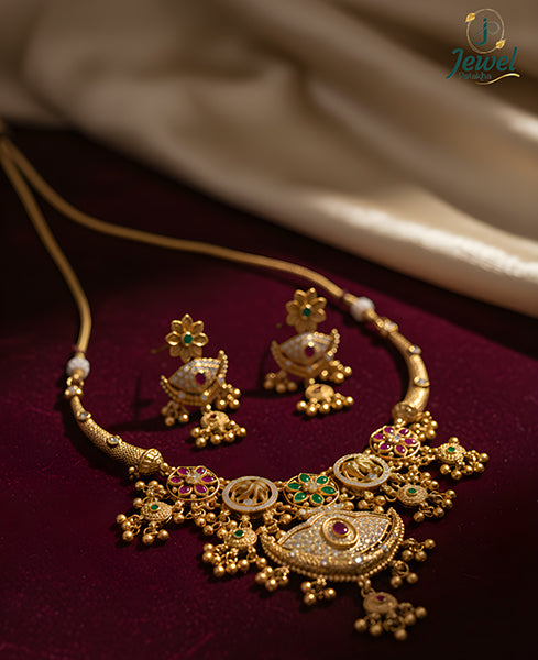 Padmaja Heritage Kundan Necklace Set