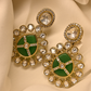 Raani Chakra Kundan Statement Earrings