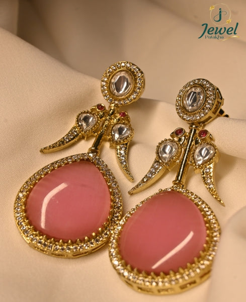Noor Kundan Drop Earrings
