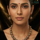 Rudra Ruby-Tone Beaded Necklace Set