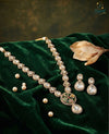 Saanjh Polki Drop Necklace