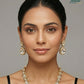 Saanjh Polki Drop Necklace