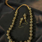 Taj Black Beaded Statement Necklace