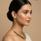 Taj Black Beaded Statement Necklace