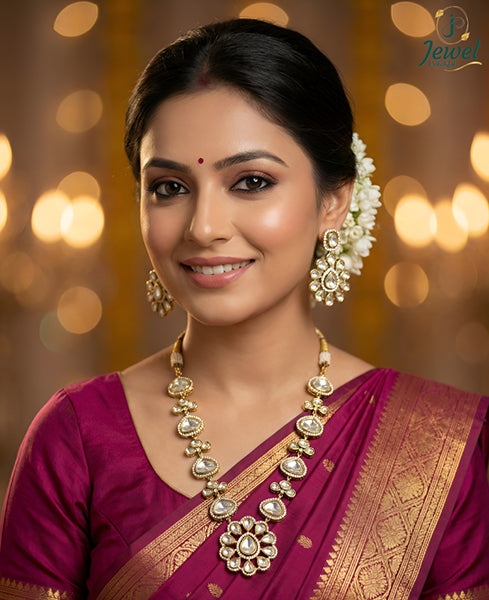 Timeless Ivory Kundan Necklace