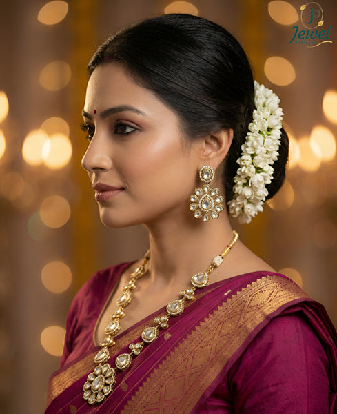 Timeless Ivory Kundan Necklace