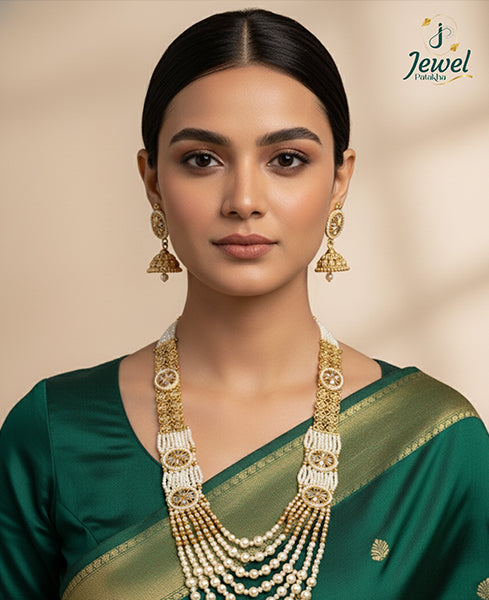 Victorian Ivory Pearl Rani Haar