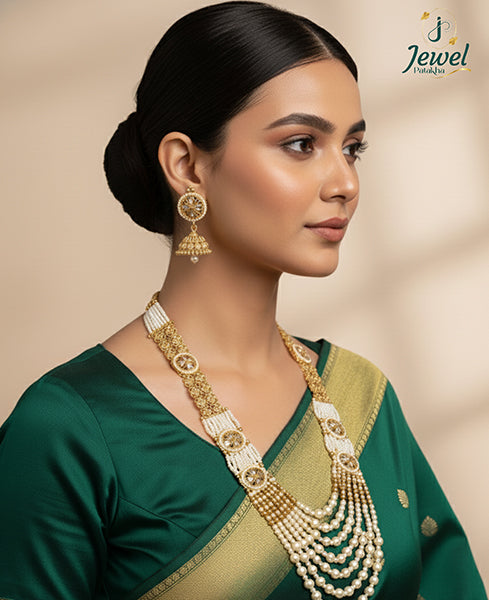 Victorian Ivory Pearl Rani Haar