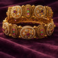 Royal Kundan Heritage Bangles Set