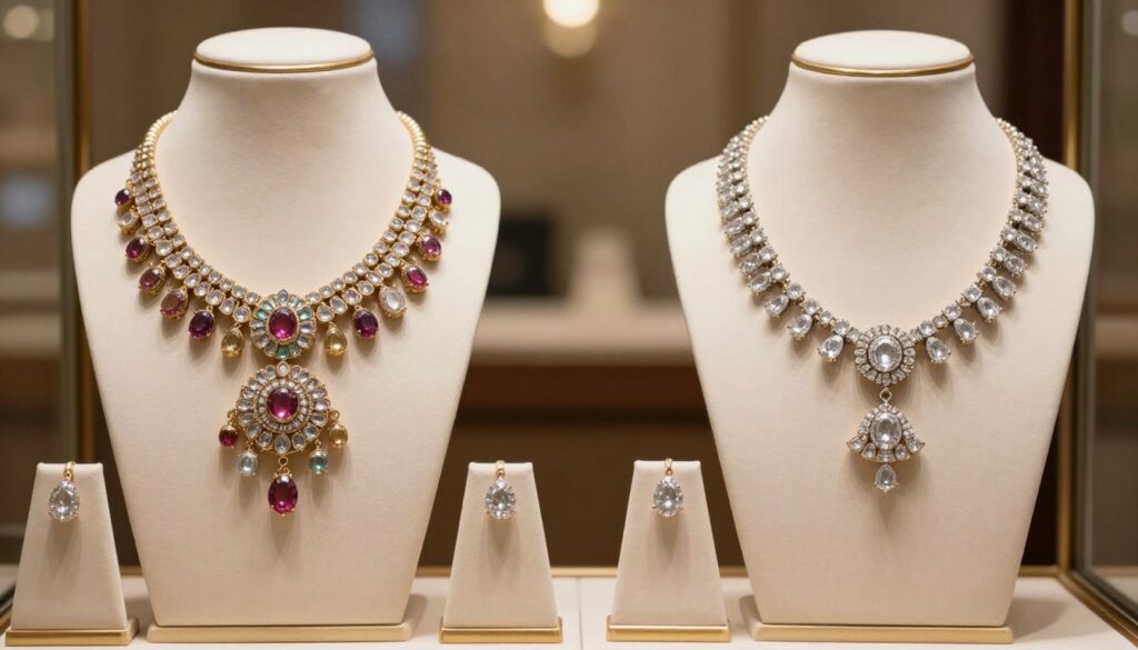 kundan vs polki jewelry price range kundan vs polki jewelry price range